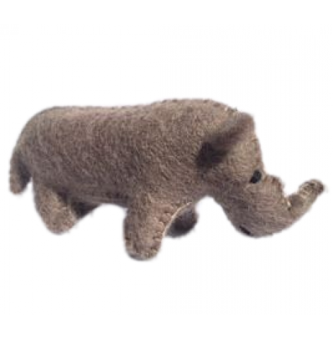 PAPOOSE - felt animal, rhino